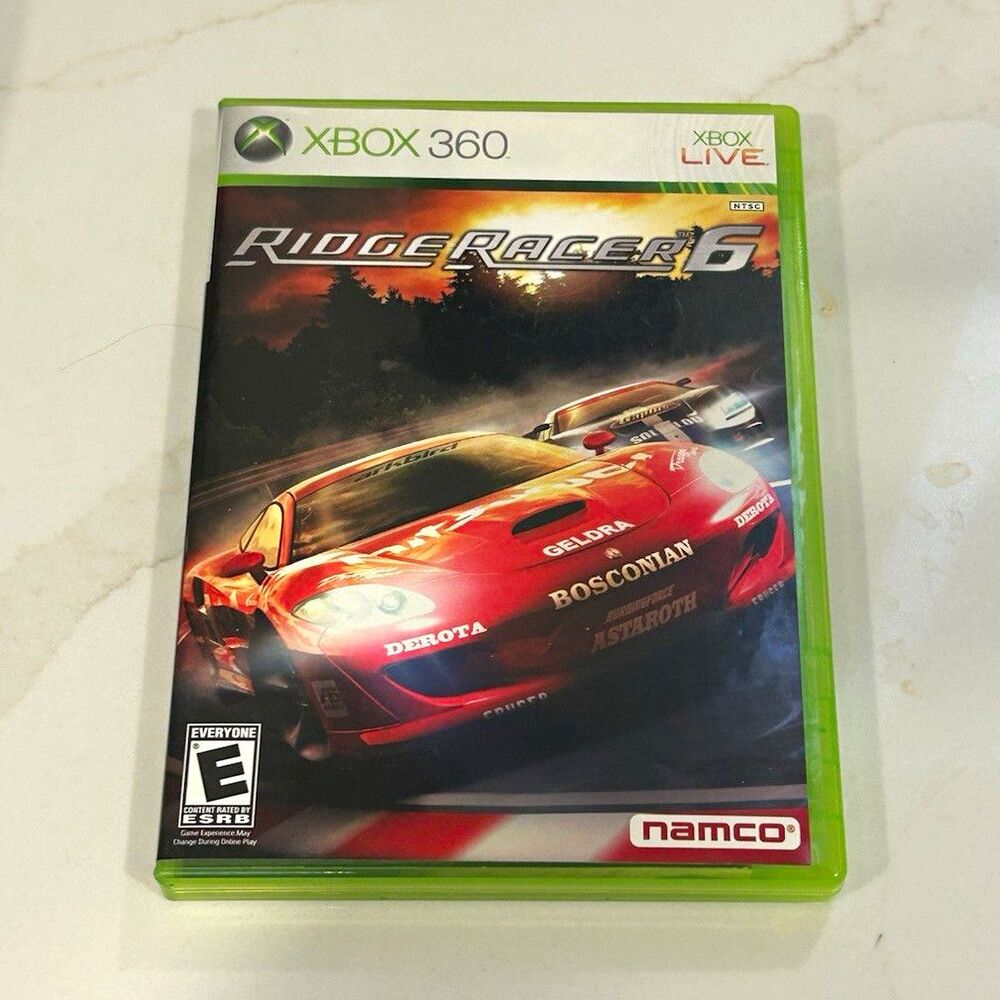 NAMCO Xbox 360 Ridge Racer 6 Ridge Racer Series Racing NTSC-U/C E Manual